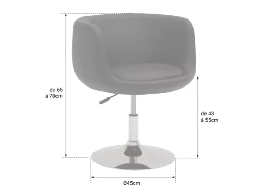 Tabouret De Bar Noir NOLAN - HAPPY GARDEN -Meilleur Meubles Magasin tabouret haut 10779917