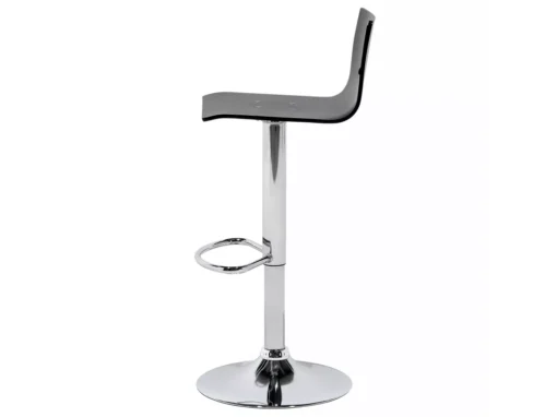 Set De 2 Chaises De Bar Transparentes Noires BUSAN -Meilleur Meubles Magasin tabouret haut 16321491