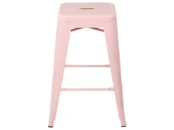 Lot De 2 Tabourets De Bar Rose De 60 Cm CABRILLO -Meilleur Meubles Magasin tabouret haut 17217979