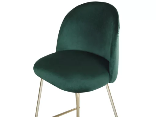 Lot De 2 Chaises De Bar En Velours Vert ARCOLA -Meilleur Meubles Magasin tabouret haut 17218015