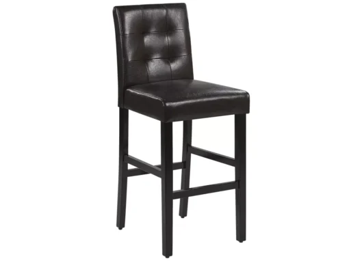 Lot De 2 Chaises De Bar En Cuir PU Marron MADISON -Meilleur Meubles Magasin tabouret haut 17218025