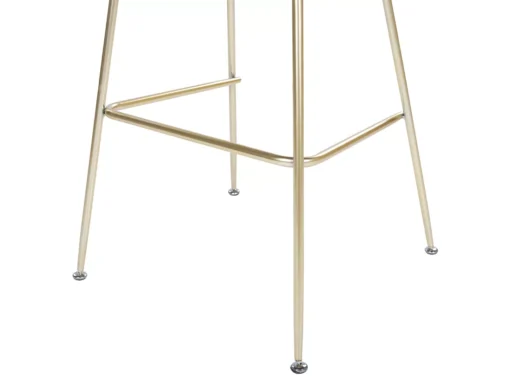 Lot De 2 Chaises De Bar En Velours Gris ARCOLA -Meilleur Meubles Magasin tabouret haut 17218081