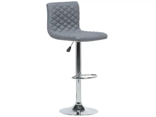 Lot De 2 Chaises De Bar Réglable En Tissu Gris ORLANDO -Meilleur Meubles Magasin tabouret haut 17218141