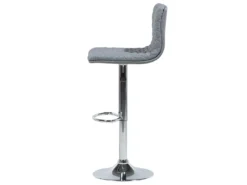 Lot De 2 Chaises De Bar Réglable En Tissu Gris ORLANDO -Meilleur Meubles Magasin tabouret haut 17218145