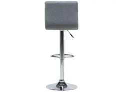Lot De 2 Chaises De Bar Réglable En Tissu Gris ORLANDO -Meilleur Meubles Magasin tabouret haut 17218147
