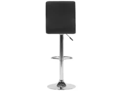 Lot De 2 Chaises De Bar En Tissu Noir LUCERNE -Meilleur Meubles Magasin tabouret haut 17218383