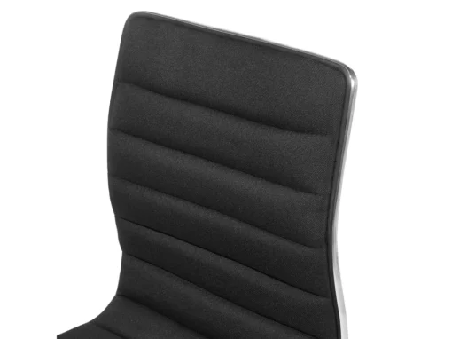 Lot De 2 Chaises De Bar En Tissu Noir LUCERNE -Meilleur Meubles Magasin tabouret haut 17218393