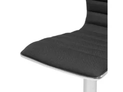 Lot De 2 Chaises De Bar En Tissu Noir LUCERNE -Meilleur Meubles Magasin tabouret haut 17218395