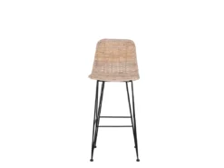 Lot De 2 Chaises De Bar En Rotin Clair CASSITA -Meilleur Meubles Magasin tabouret haut 17402253