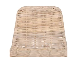 Lot De 2 Chaises De Bar En Rotin Clair CASSITA -Meilleur Meubles Magasin tabouret haut 17402257