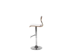 Chaise De Bar Marron Et Blanche PETERSBURG -Meilleur Meubles Magasin tabouret haut 18284521