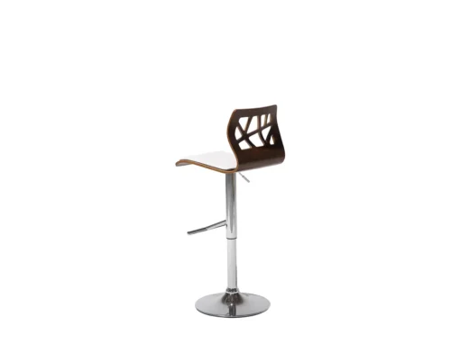 Chaise De Bar Marron Et Blanche PETERSBURG -Meilleur Meubles Magasin tabouret haut 18284523