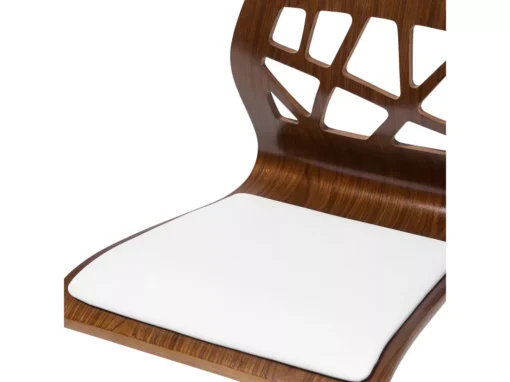 Chaise De Bar Marron Et Blanche PETERSBURG -Meilleur Meubles Magasin tabouret haut 18284525