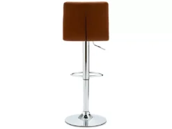 Lot De 2 Tabourets De Bar Réglable En Hauteur Coco - Simili Et Métal - Marron -Meilleur Meubles Magasin tabouret haut 18865337