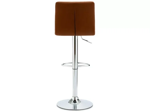 Lot De 2 Tabourets De Bar Réglable En Hauteur Coco - Simili Et Métal - Marron -Meilleur Meubles Magasin tabouret haut 18865337
