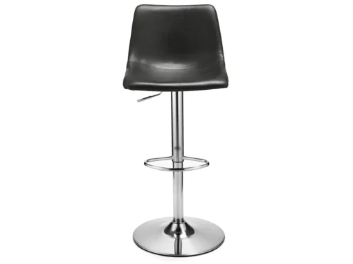 Lot De 2 Tabourets De Bar Réglable En Hauteur Lukas - Simili Et Métal - Gris -Meilleur Meubles Magasin tabouret haut 18866491