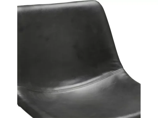 Lot De 2 Tabourets De Bar Réglable En Hauteur Lukas - Simili Et Métal - Gris -Meilleur Meubles Magasin tabouret haut 18866493