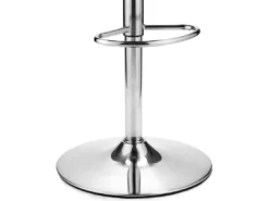 Lot De 2 Tabourets De Bar Réglable En Hauteur Lukas - Simili Et Métal - Gris -Meilleur Meubles Magasin tabouret haut 18866497