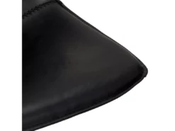 Lot De 2 Tabourets De Bar Avec Dossier Et Pivotant Isabel - Simili Et Métal - Noir -Meilleur Meubles Magasin tabouret haut 18866509