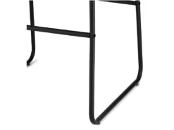 Lot De 2 Tabourets De Bar Avec Dossier Indiana - Simili Et Métal - Gris -Meilleur Meubles Magasin tabouret haut 18866725