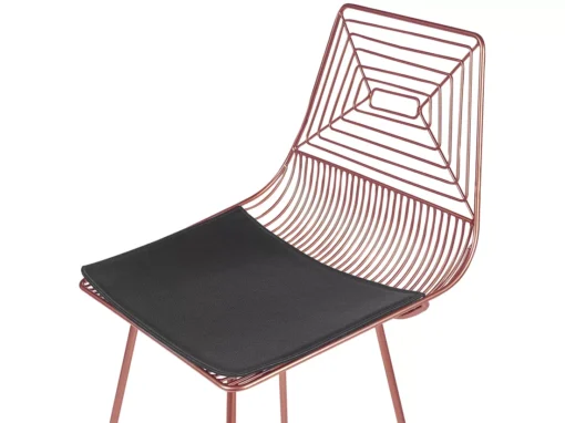 Lot De 2 Chaises De Bar En Métal Rose Doré BISBEE -Meilleur Meubles Magasin tabouret haut 18902133