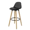Tabouret De Bar Tabouret Haut Cuisine Avec Dossier Et Repose-pieds, FST70-SCH -Meilleur Meubles Magasin tabouret haut 19308759