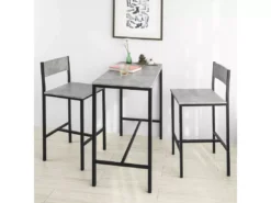 Lot De 2 Chaises Hautes Tabourets De Bar Cuisine Chaises De Bar Avec Repose-Pieds,SoBuy FST53-HGx2 -Meilleur Meubles Magasin tabouret haut 19791707