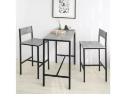 Lot De 2 Chaises Hautes Tabourets De Bar Cuisine Chaises De Bar Avec Repose-Pieds,SoBuy FST53-HGx2 -Meilleur Meubles Magasin tabouret haut 19791711