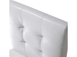 Chaise De Bar En Cuir PU Blanc Crème MADISON -Meilleur Meubles Magasin tabouret haut 22737513