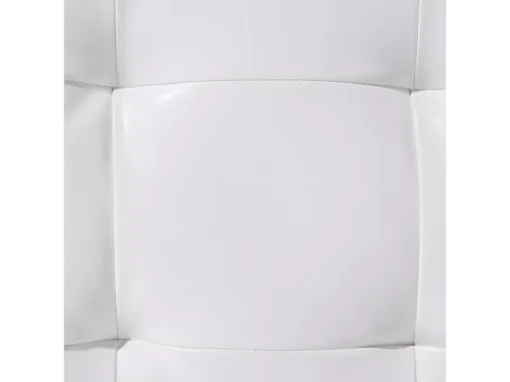 Chaise De Bar En Cuir PU Blanc Crème MADISON -Meilleur Meubles Magasin tabouret haut 22737519