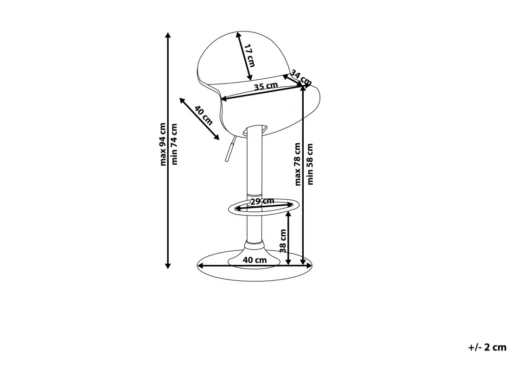 Lot De 2 Tabourets De Bar Bois Clair LIVERPOOL -Meilleur Meubles Magasin tabouret haut 23896201
