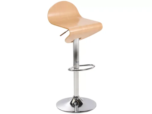 Lot De 2 Tabourets De Bar Bois Clair LIVERPOOL -Meilleur Meubles Magasin tabouret haut 23896205