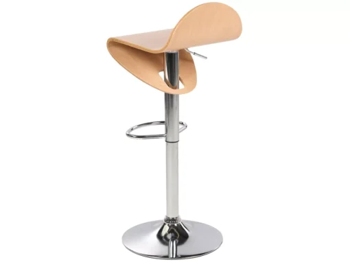 Lot De 2 Tabourets De Bar Bois Clair LIVERPOOL -Meilleur Meubles Magasin tabouret haut 23896211