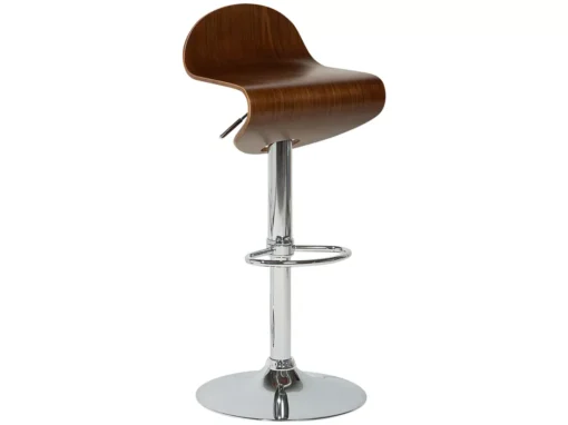 Lot De 2 Tabourets De Bar Bois Foncé LIVERPOOL -Meilleur Meubles Magasin tabouret haut 23896213