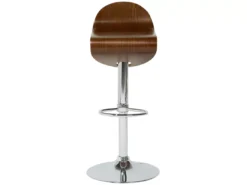 Lot De 2 Tabourets De Bar Bois Foncé LIVERPOOL -Meilleur Meubles Magasin tabouret haut 23896219