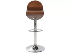 Lot De 2 Tabourets De Bar Bois Foncé LIVERPOOL -Meilleur Meubles Magasin tabouret haut 23896227