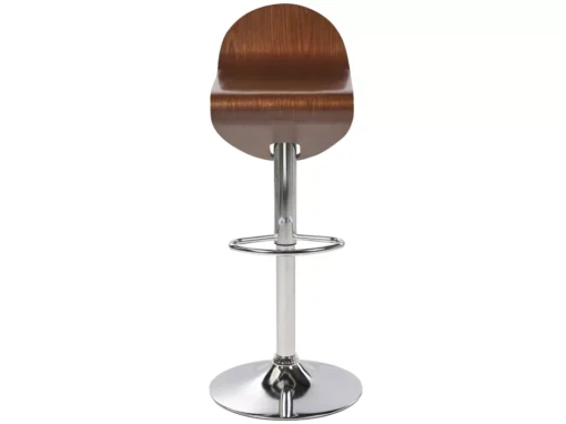 Lot De 2 Tabourets De Bar Bois Foncé LIVERPOOL -Meilleur Meubles Magasin tabouret haut 23896227