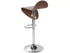 Lot De 2 Tabourets De Bar Bois Foncé LIVERPOOL -Meilleur Meubles Magasin tabouret haut 23896229