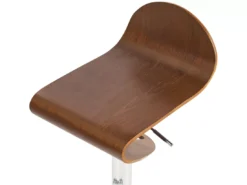 Lot De 2 Tabourets De Bar Bois Foncé LIVERPOOL -Meilleur Meubles Magasin tabouret haut 23896231