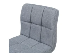 Lot De 2 Chaises De Bar Réglables Grises MARION -Meilleur Meubles Magasin tabouret haut 24204031