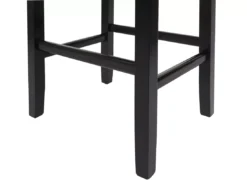 Tabouret De Bar MCW-C33 (lot De 2),noir Mat, Pieds Foncés -Meilleur Meubles Magasin tabouret haut 24536013