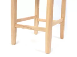 Tabouret De Bar Cesena (lot De 2), Lot De 2 Tabourets De Bar M37, Simili-cuir Mat, Crème/pieds Clairs -Meilleur Meubles Magasin tabouret haut 24536093