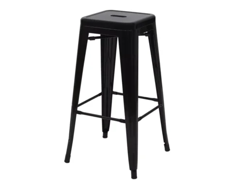 Tabouret De Bar MCW-A73 Métal Empilable,noir -Meilleur Meubles Magasin tabouret haut 24536339