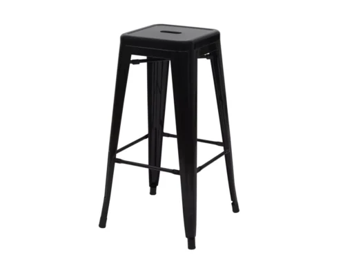 Tabouret De Bar MCW-A73 Métal Empilable,noir -Meilleur Meubles Magasin tabouret haut 24536341