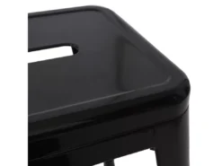 Tabouret De Bar MCW-A73 Métal Empilable,noir -Meilleur Meubles Magasin tabouret haut 24536345