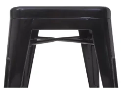 Tabouret De Bar MCW-A73 Métal Empilable,noir -Meilleur Meubles Magasin tabouret haut 24536347