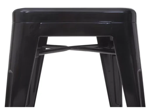 Tabouret De Bar MCW-A73 Métal Empilable,noir -Meilleur Meubles Magasin tabouret haut 24536347