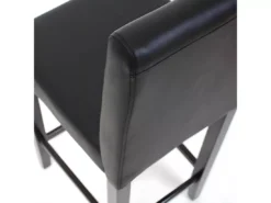 Tabouret De Bar Cesena (lot De 2),noir, Pieds Foncés -Meilleur Meubles Magasin tabouret haut 24536427