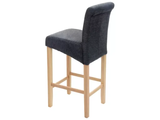 Tabouret De Bar MCW-C33 (lot De 2),gris Foncé, Pieds Clairs, Tissu/textile -Meilleur Meubles Magasin tabouret haut 24547153