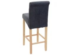 Tabouret De Bar MCW-C33 (lot De 2),gris Foncé, Pieds Clairs, Tissu/textile -Meilleur Meubles Magasin tabouret haut 24547155